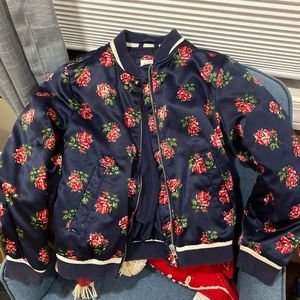 Gap Kids Floral Bomber Jacket